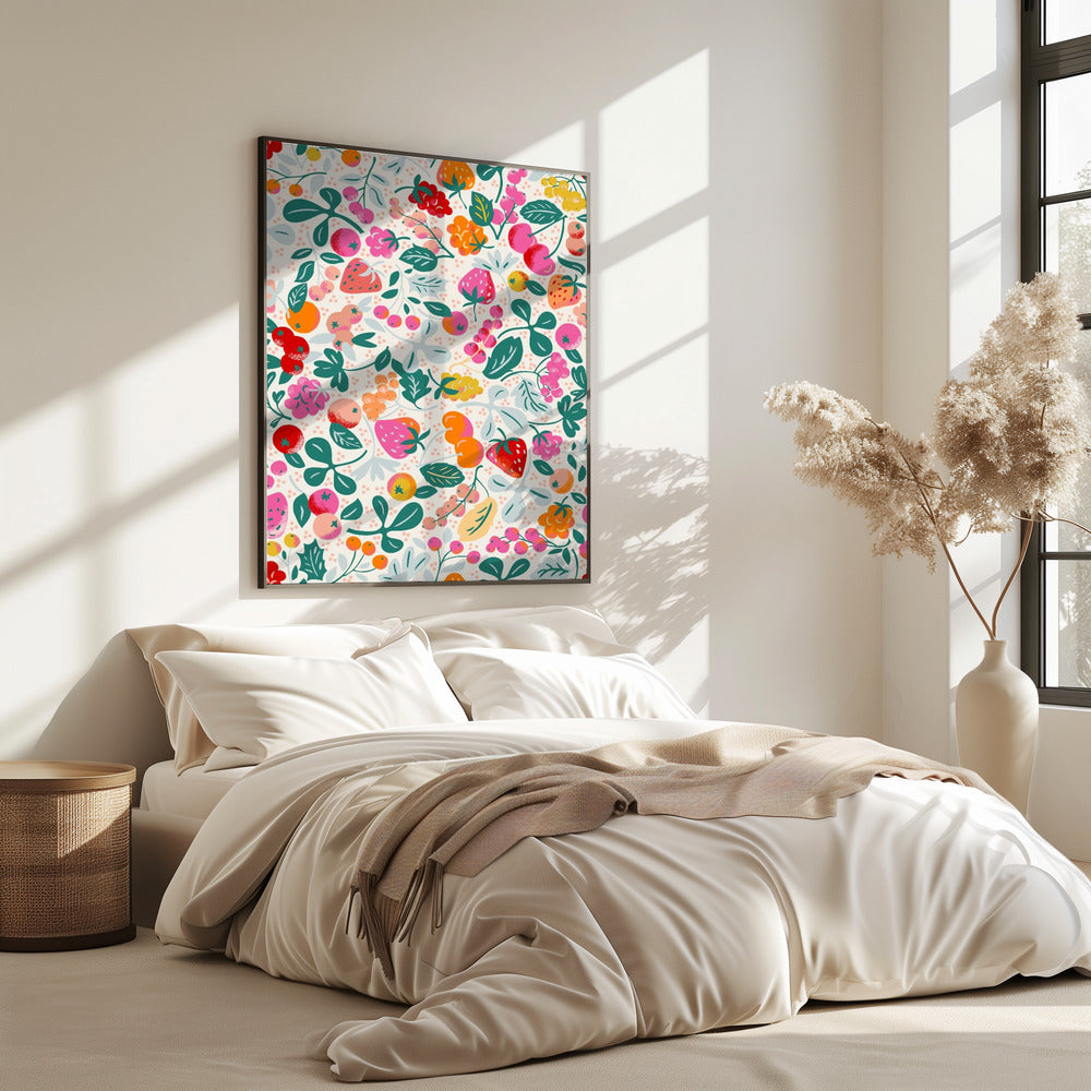 Fruity seamless pattern | Poster