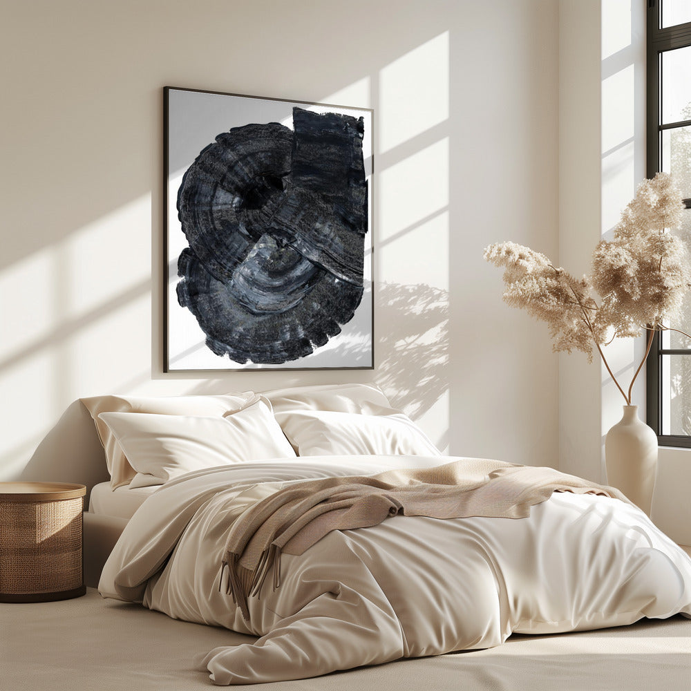 Schwarzes Fossil 1 | Poster
