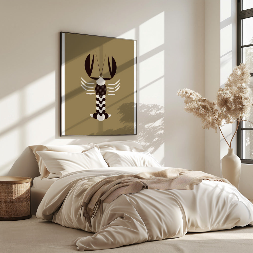 Goldene Tiere - Hummer (Gold) | Poster