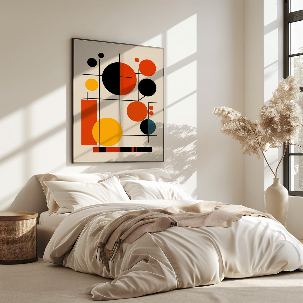 Geometrische Formen und kräftige Farben | Poster