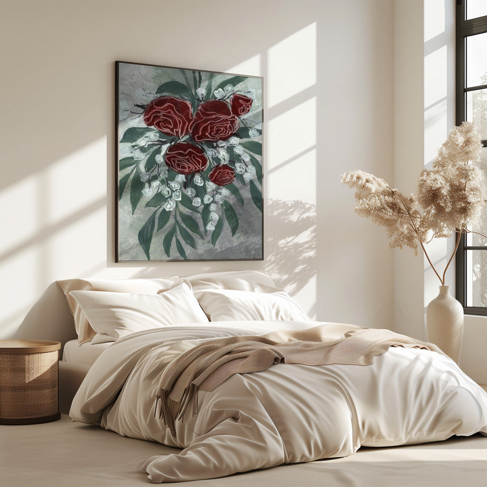 Zeldah rote Rosen | Poster
