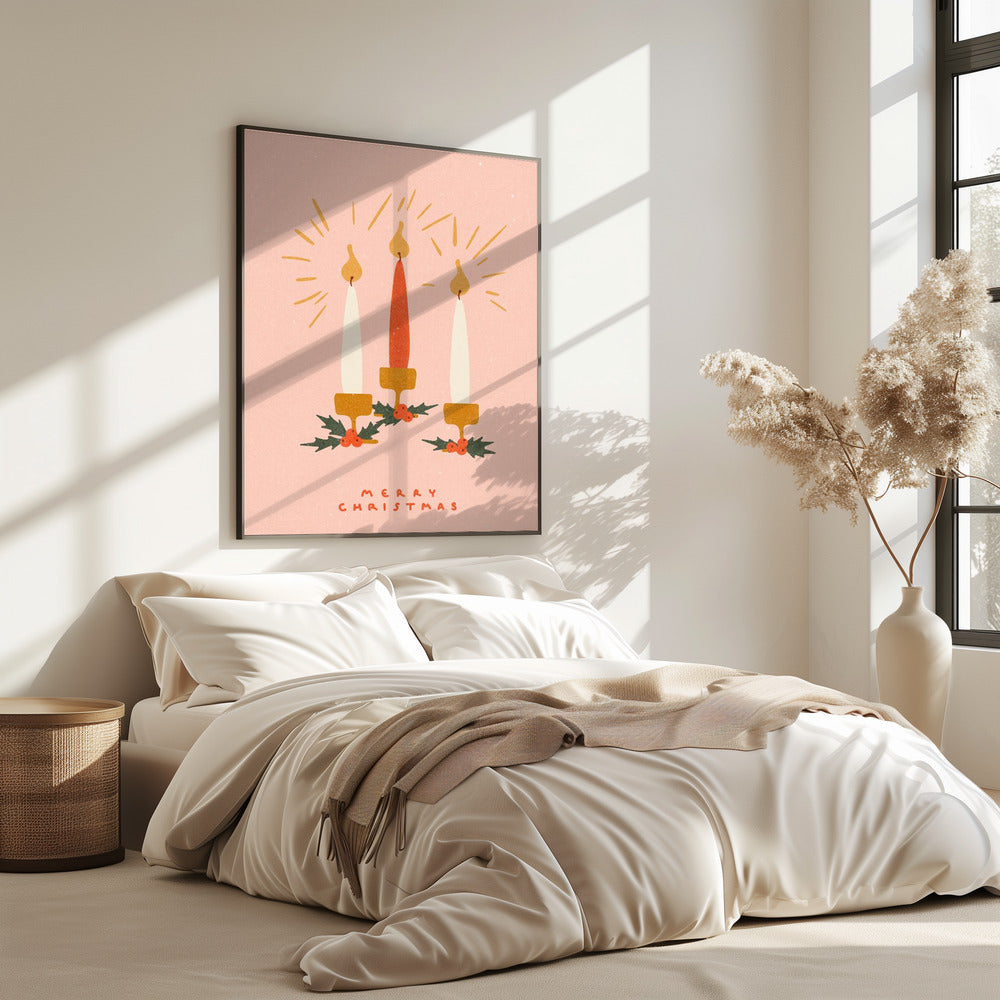 Weihnachtskerzen | Poster