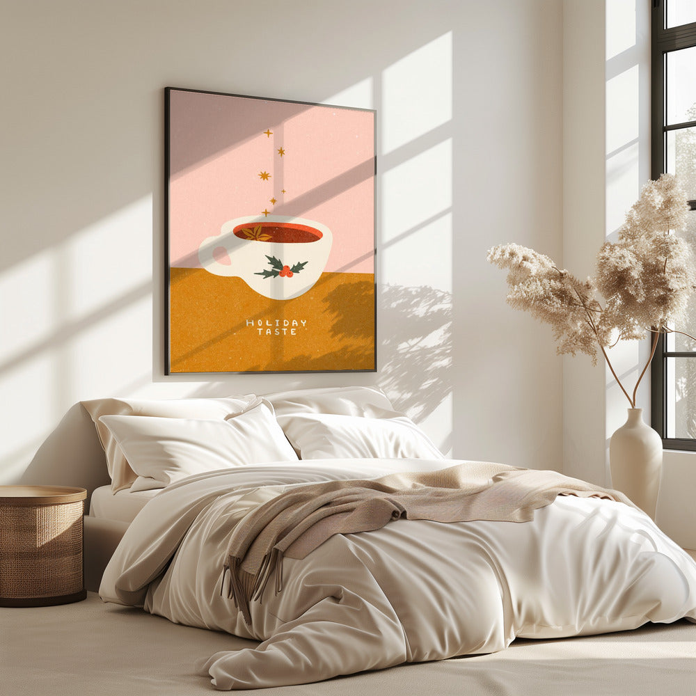 Glühweinbecher. Urlaubsgeschmack | Poster