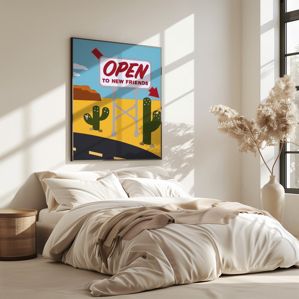 Offen für neue Freunde | Poster