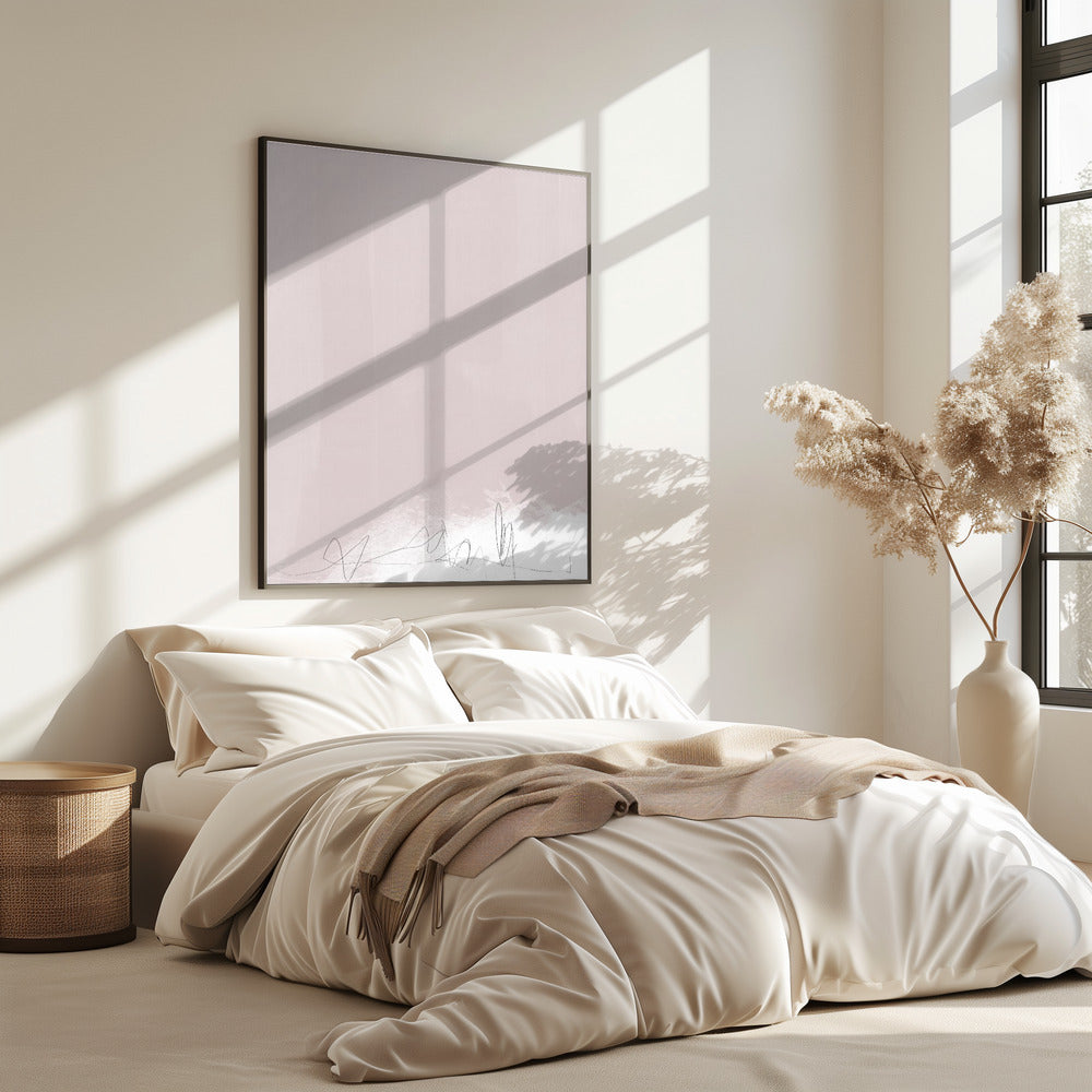 Flüstern in sanftem Beige | Poster