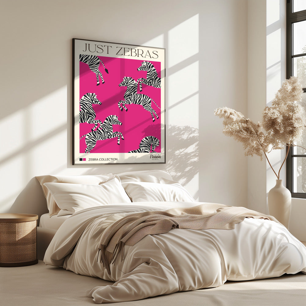 NUR ZEBRAS. Zebra-Kollektion | Poster
