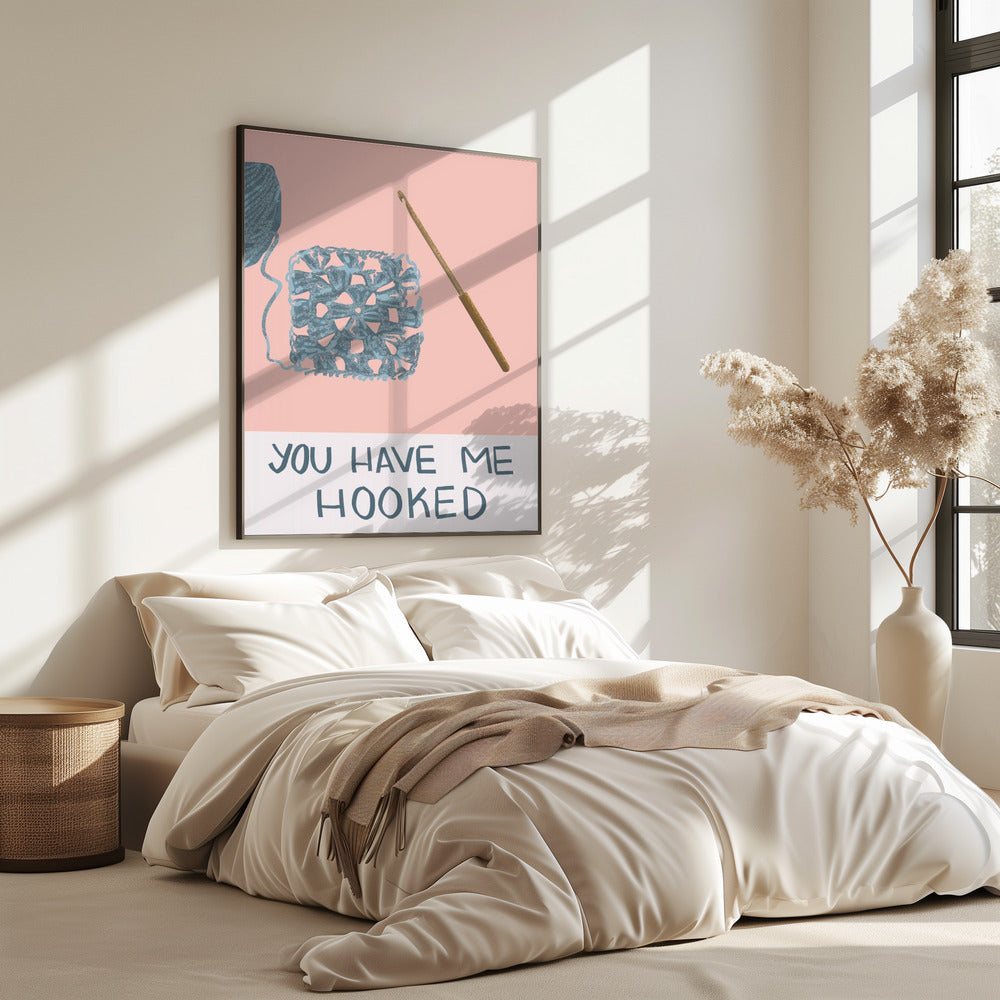 crochet hooked | Poster