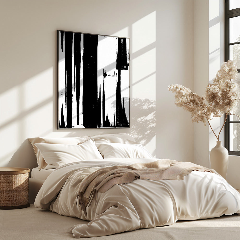 Schwarzer Stretch 1 | Poster
