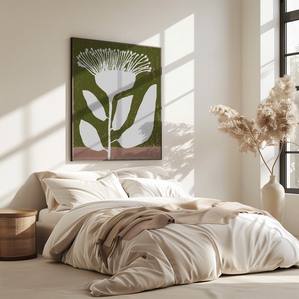 Botanisches Design einer Blume gegen | Poster