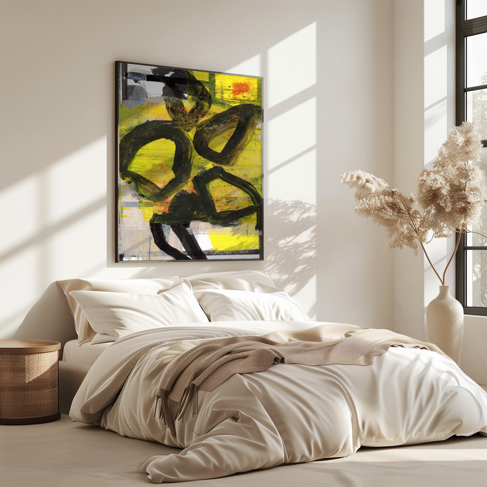 Gelbes Abstrakt Nr. 1 | Poster