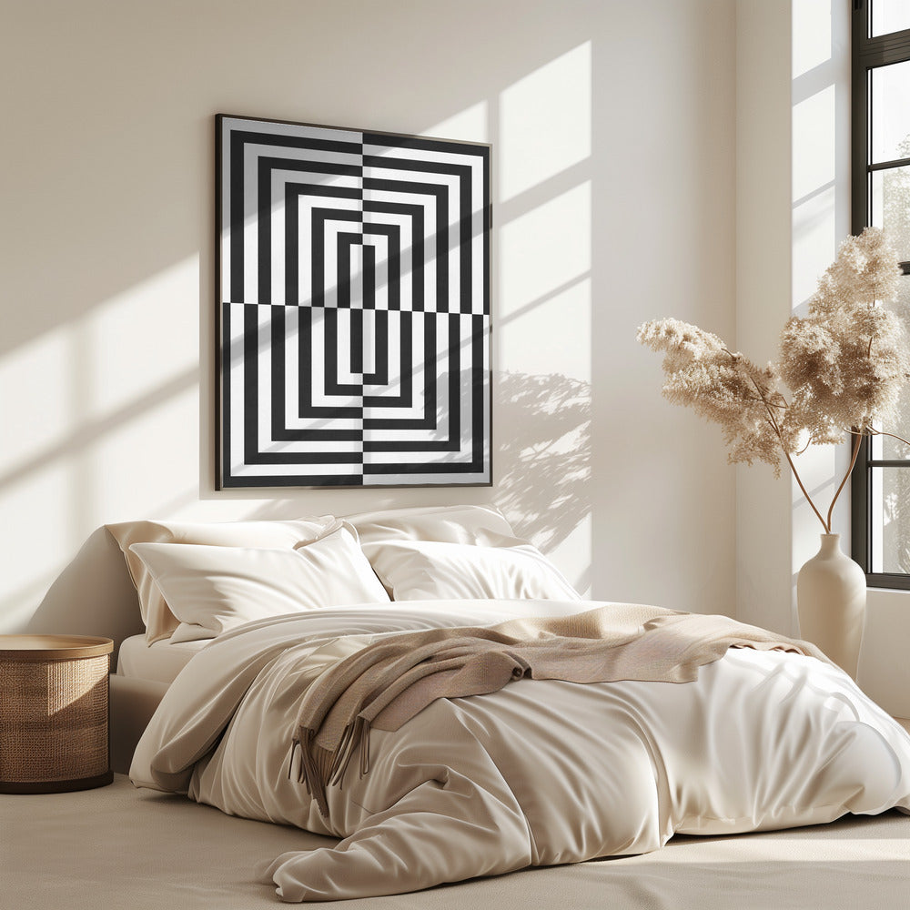 Black and white lines | Poster