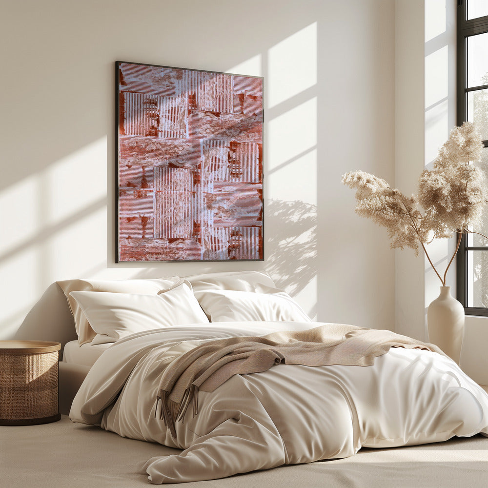 Cinnabar Soft Lines Texture No2 Print | Poster
