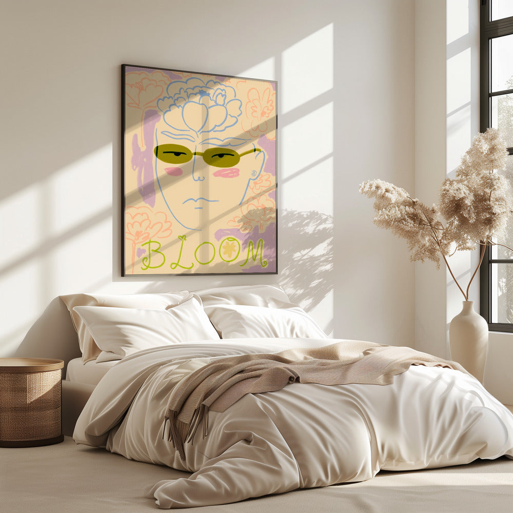 Floral Sunglasses | Poster