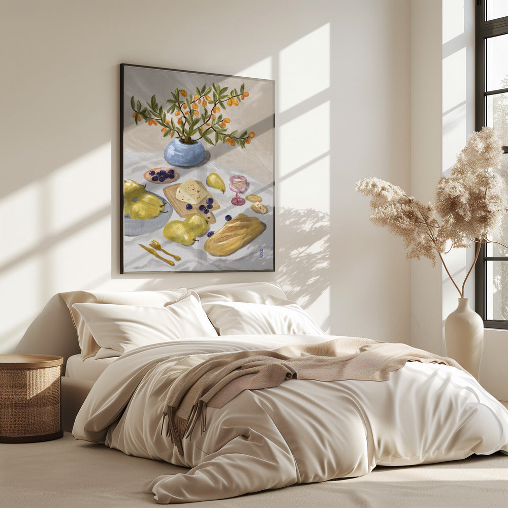 Gin Tonic in der Nachmittagssonne Illustration | Poster
