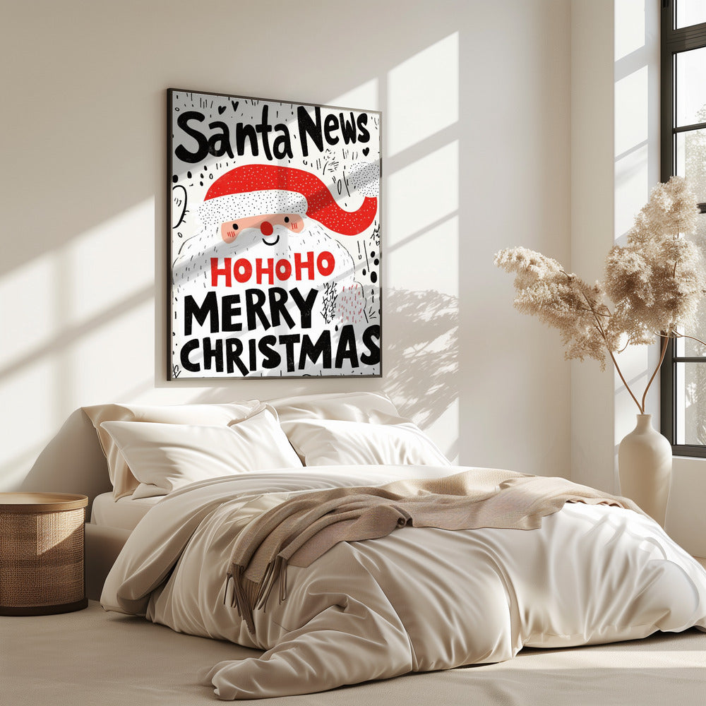 Weihnachtsmann-Neuigkeiten | Poster