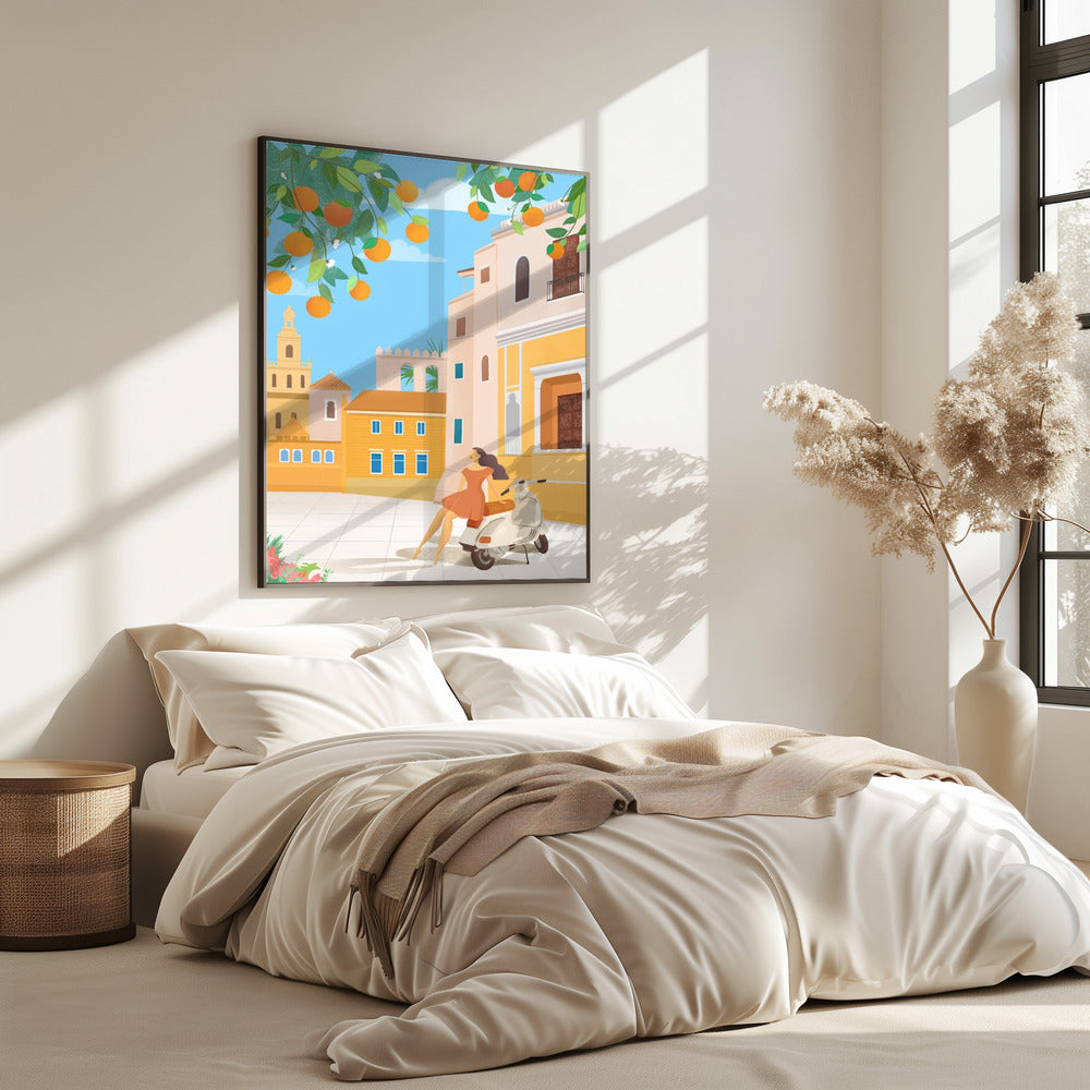 Sevilla Orangen, Spanien | Poster