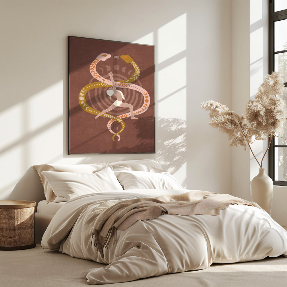 Schlangenfluss-Yoga | Poster