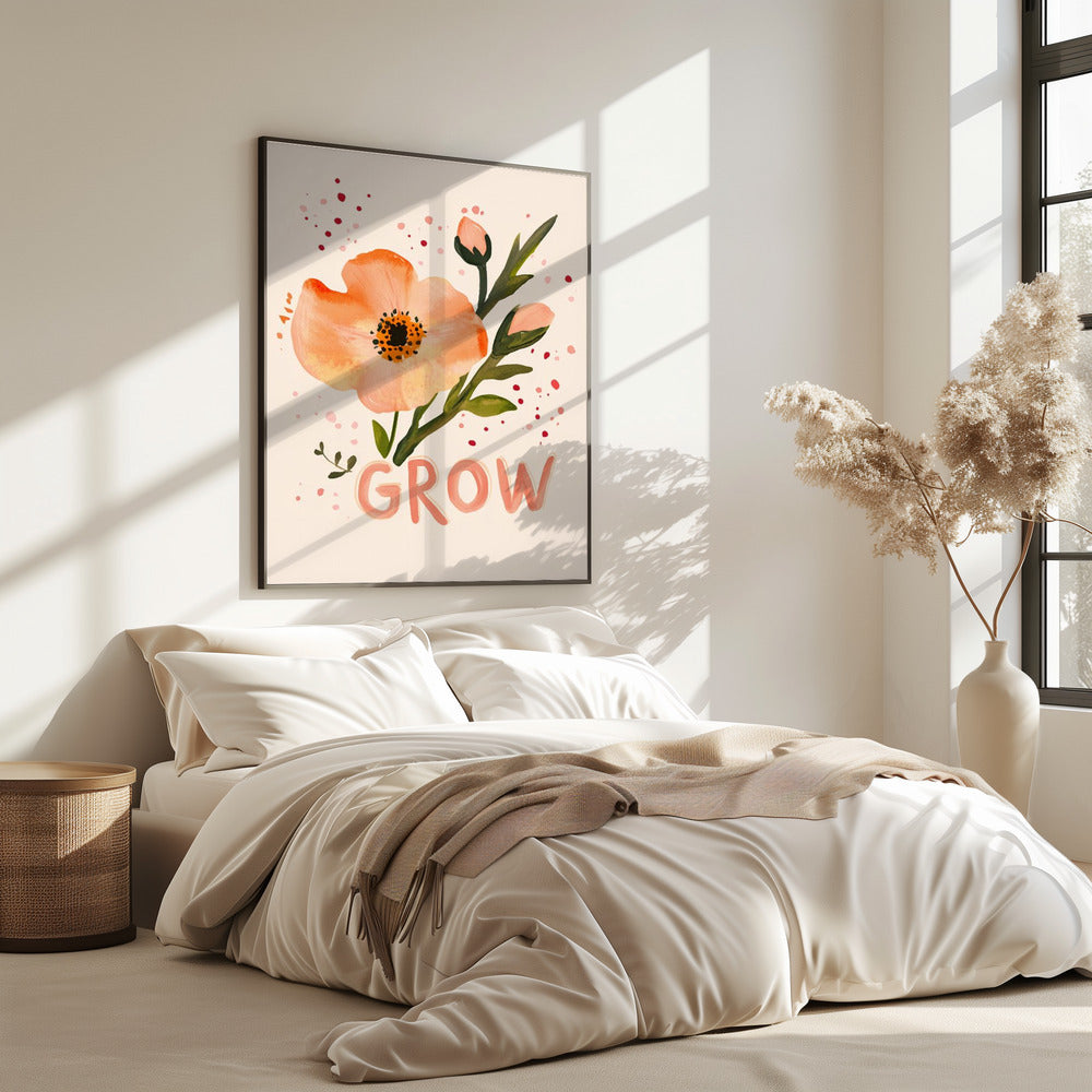 Blumenwachstum | Poster
