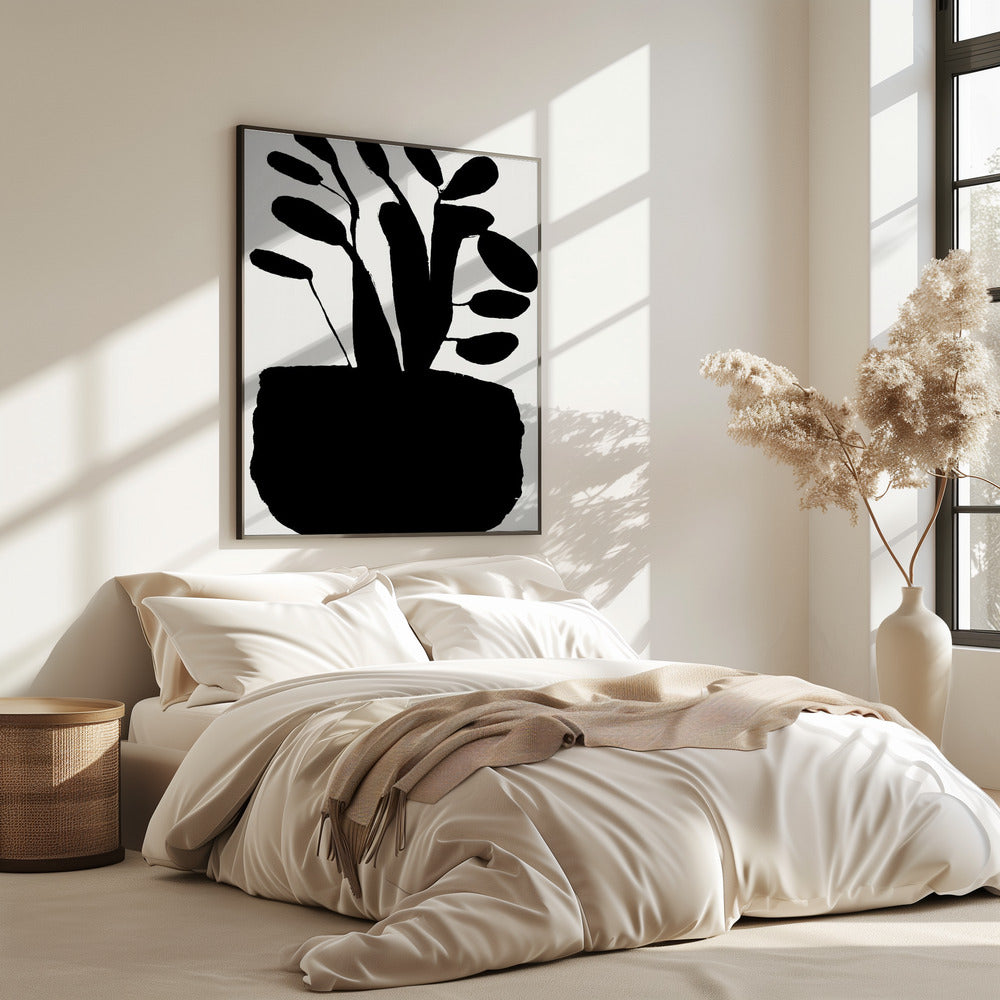 Topfpflanzen-Silhouette Nr. 2 | Poster