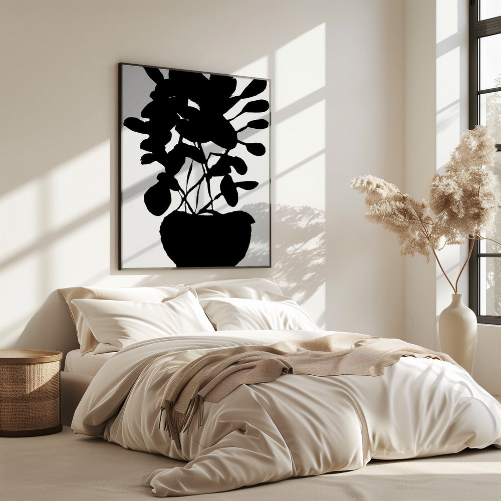 Topfpflanzen-Silhouette Nr. 3 | Poster