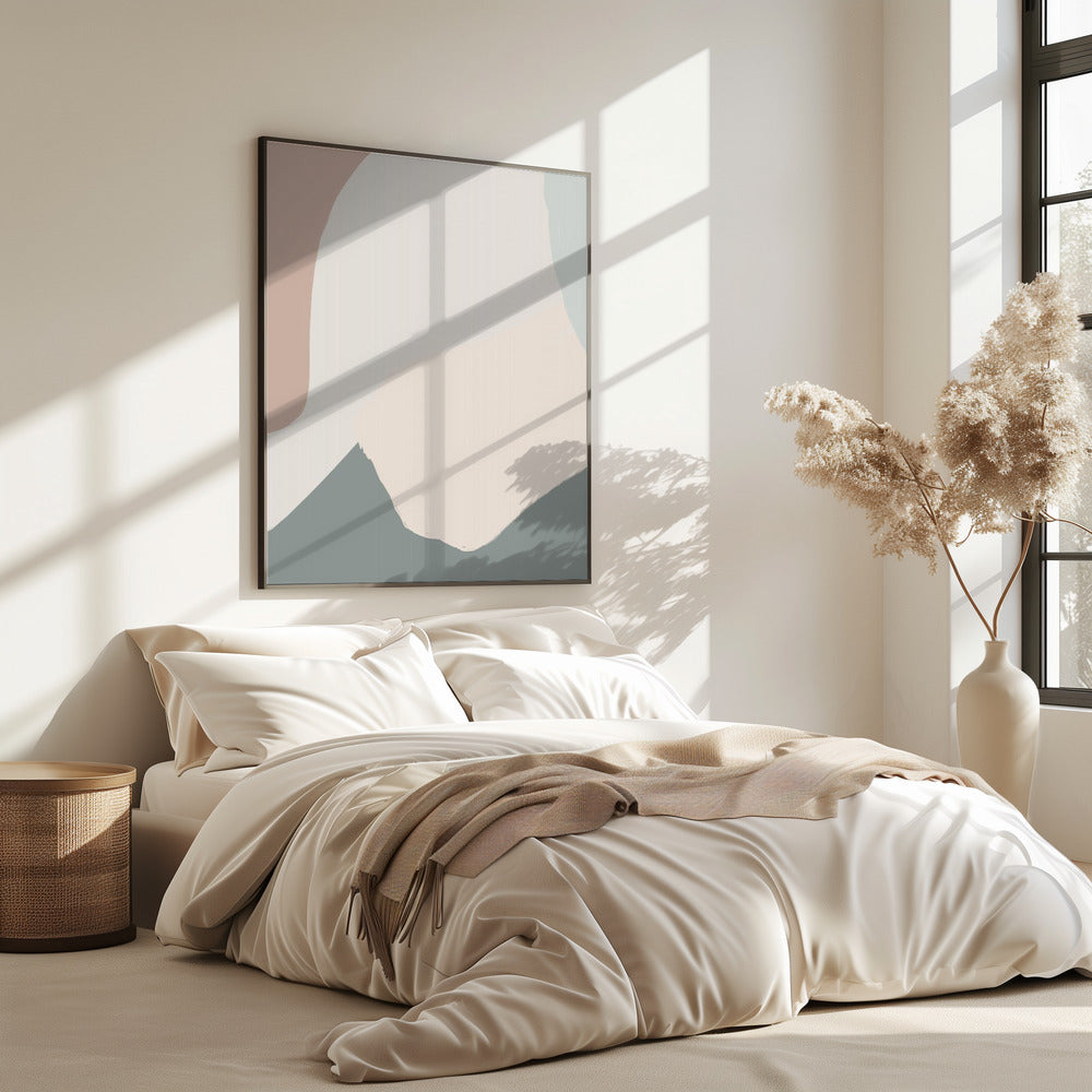 Beruhigendes Beige Abstrakt | Poster