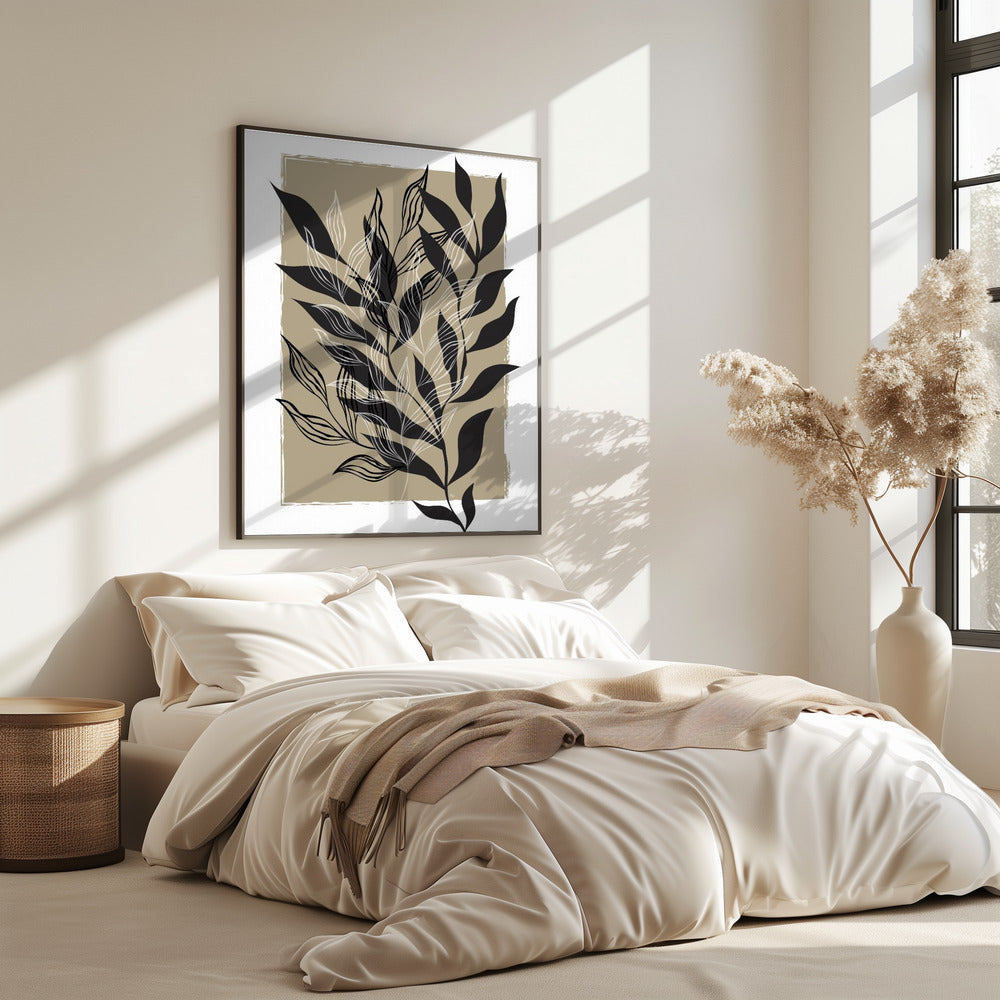 Minimalistisches botanisches Design | Poster