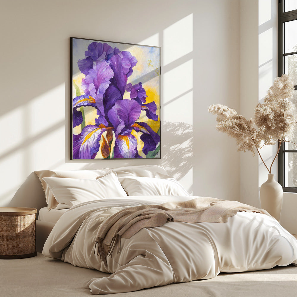 Iris Aquarell | Poster