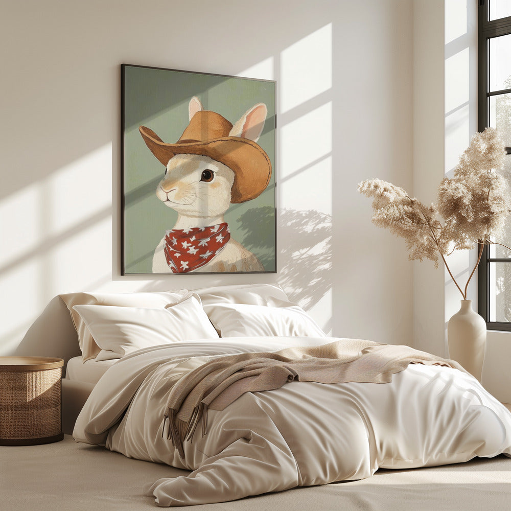 Cowboy-Kaninchen | Poster