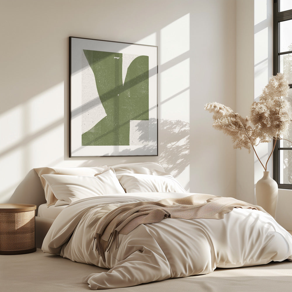 Green Abstract Form | Poster