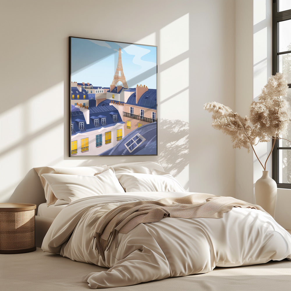 Dächer von Paris | Poster