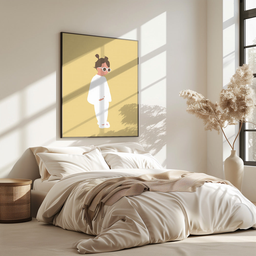 Lola – Sommermädchen-Silhouette | Poster