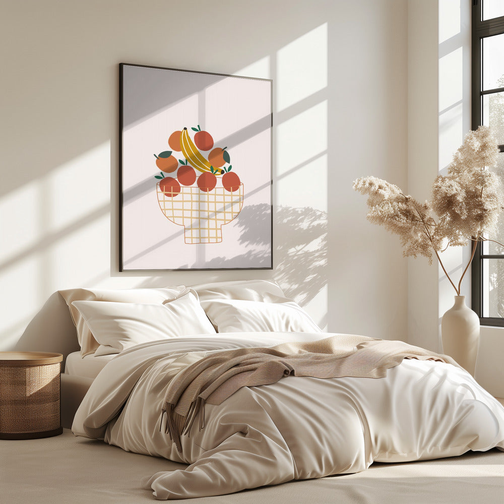 Bunte Obstschale | Poster