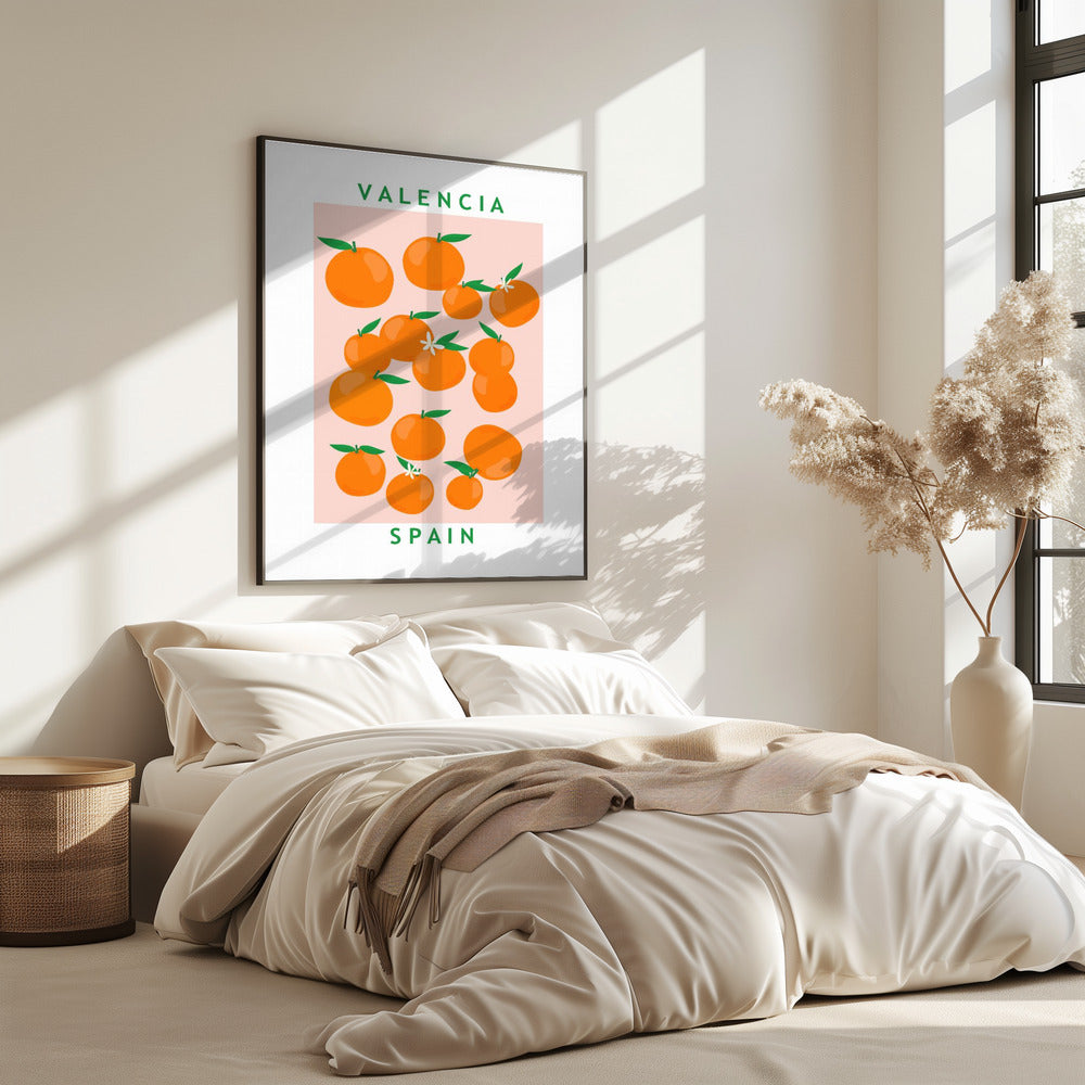 Blumenmarkt Orangen | Poster