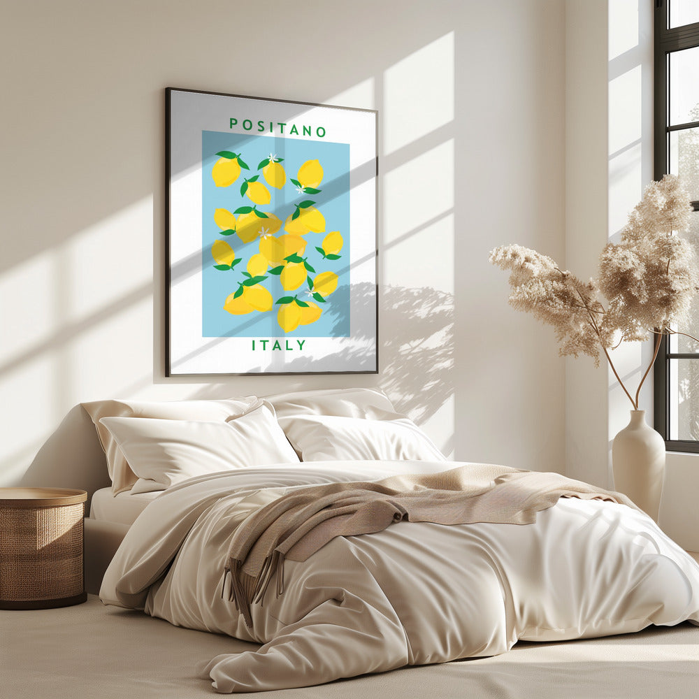 Zitronenblumenmarkt | Poster