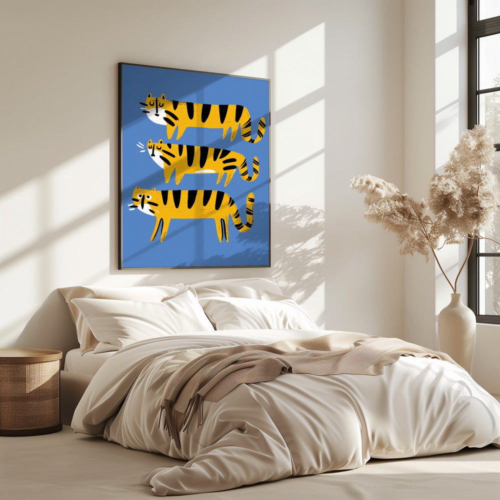 Tiger Trio Parade | Poster