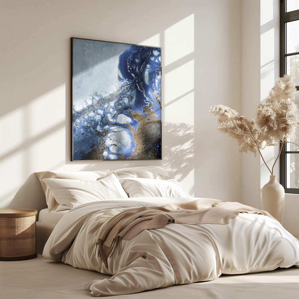 Zen Art 'Ocean Wave Waltz 2' – Aquarellwellen | Poster