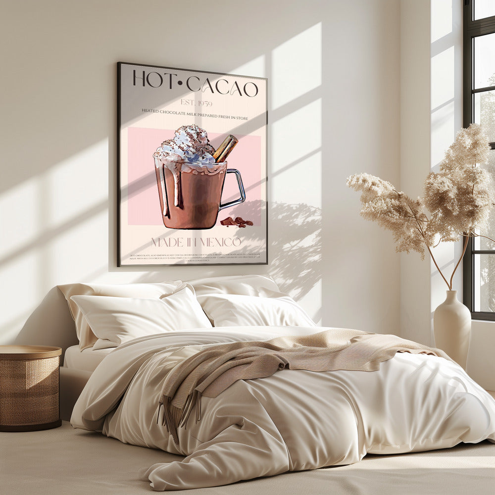 Eine Tasse cremiger heißer Kakao | Poster