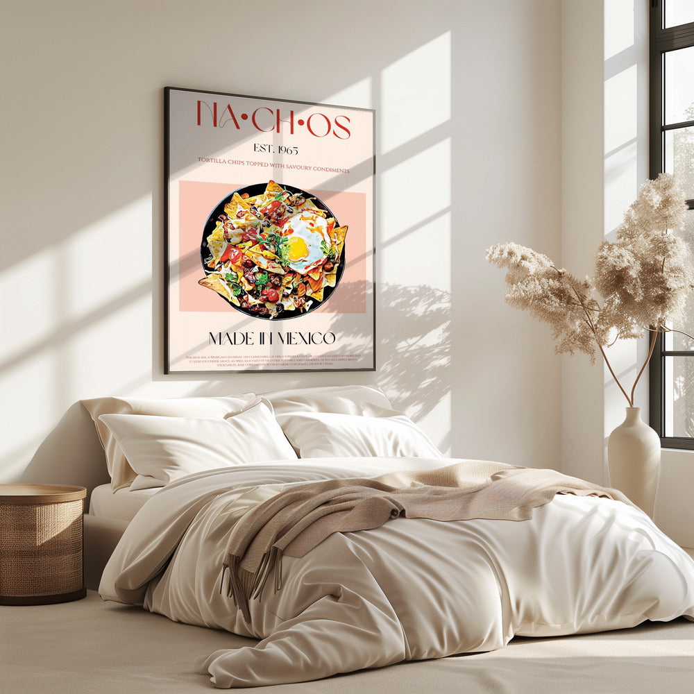 Colorful Mexican Nachos | Poster