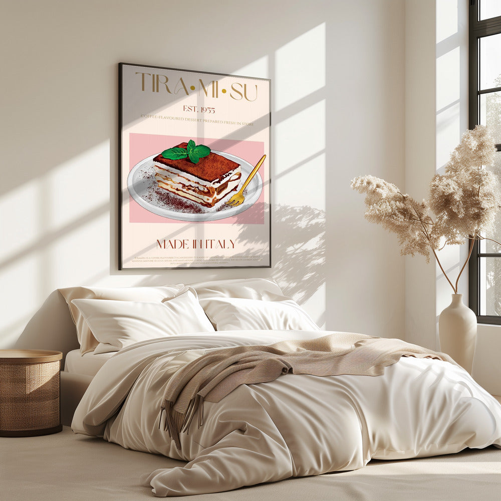 Klassischer italienischer Tiramisu-Druck | Poster