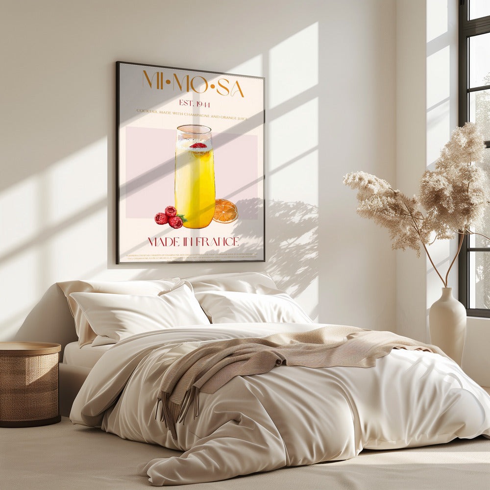 Französischer Sonnenaufgangsschlürf-Poster