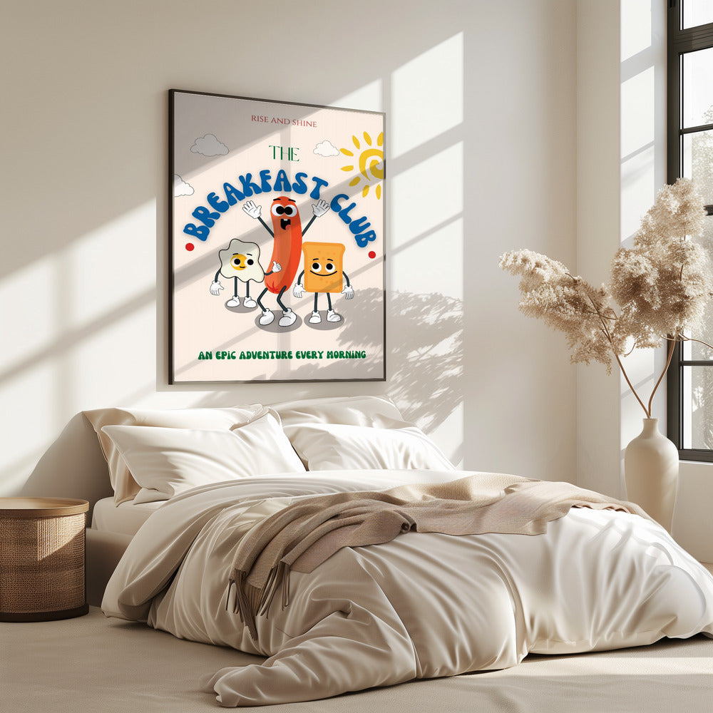 Cartoon zum Thema Frühstück | Poster