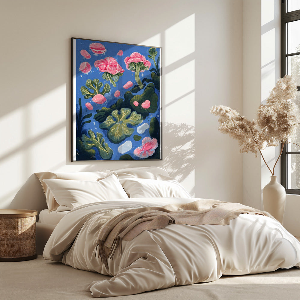 Schwimmende Blüten | Poster