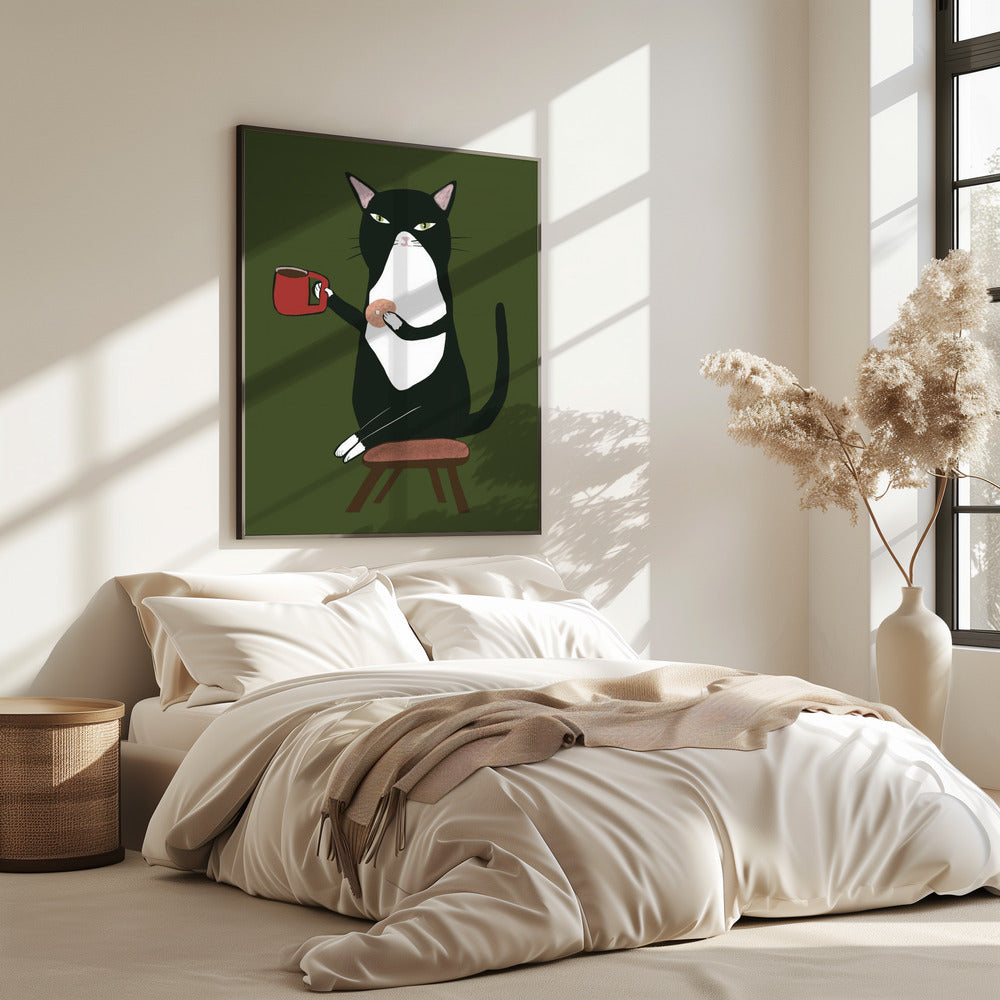 Kaffeekatze | Poster