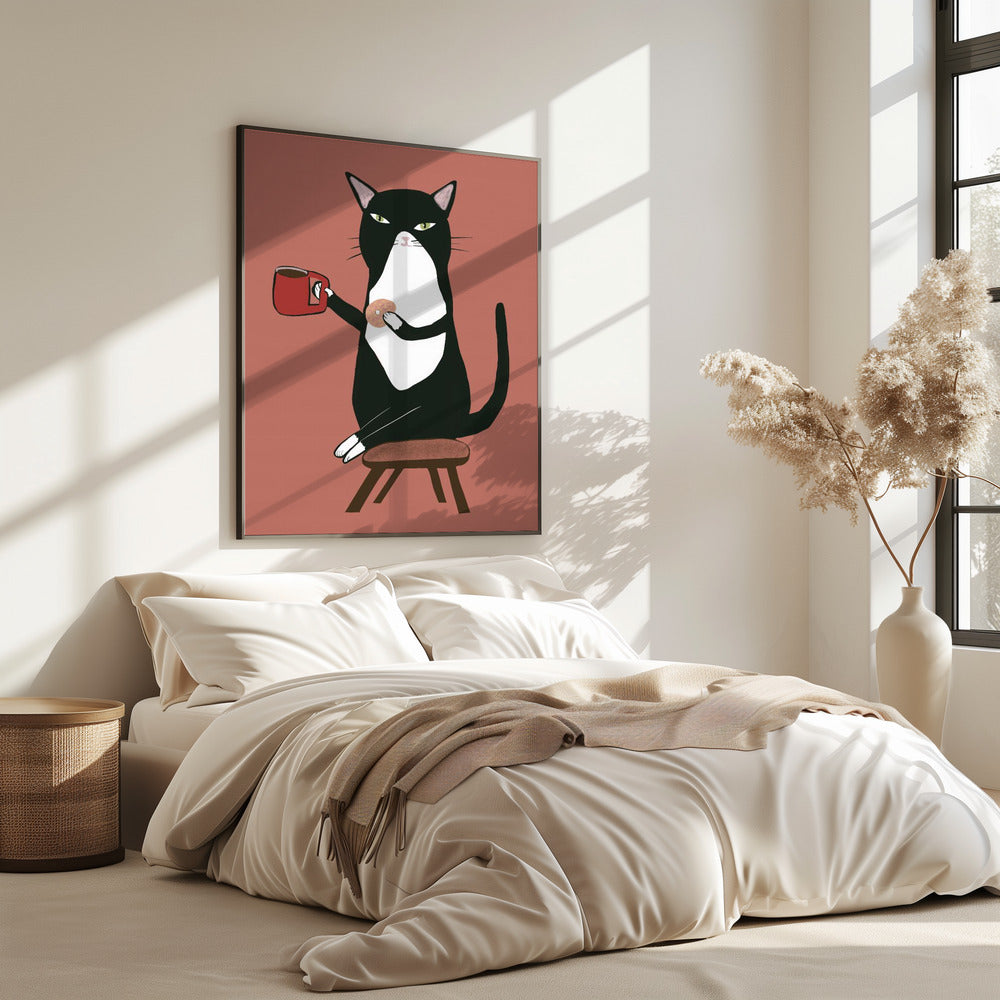 Kaffeekatze | Poster