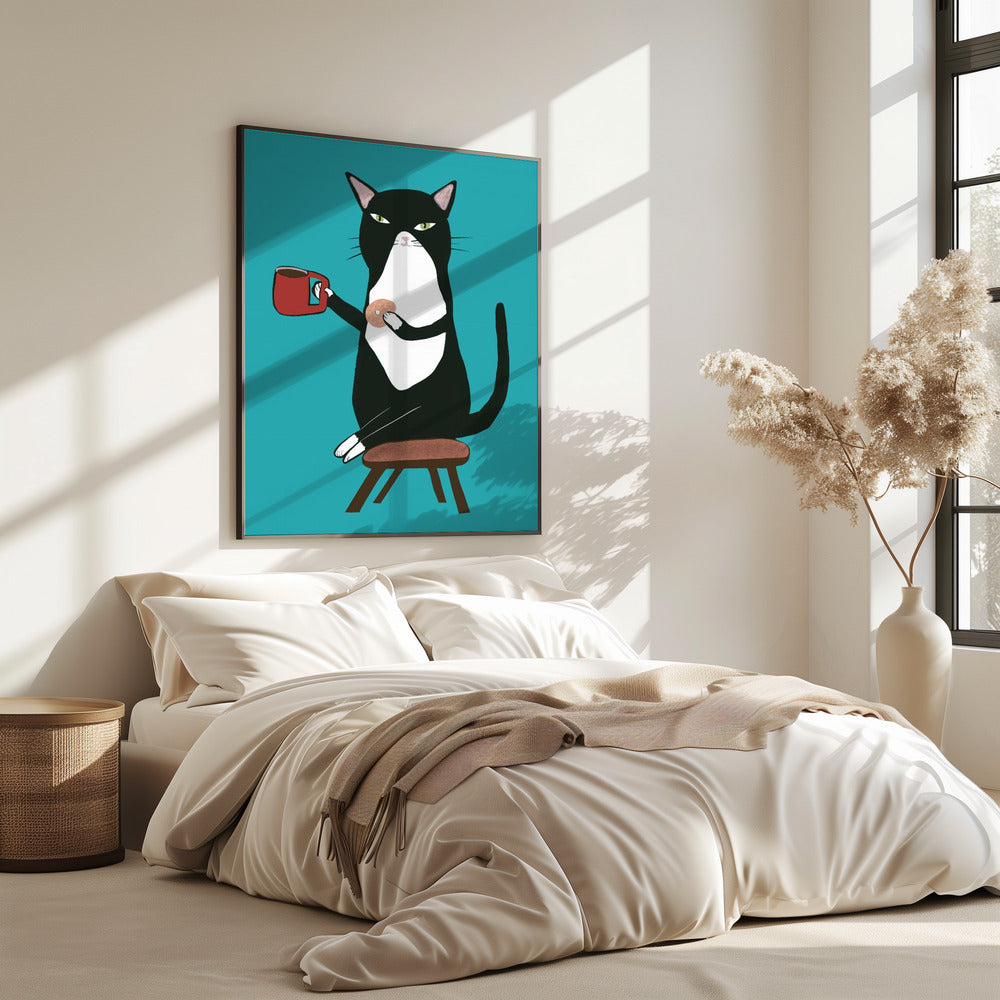 Kaffeekatze | Poster