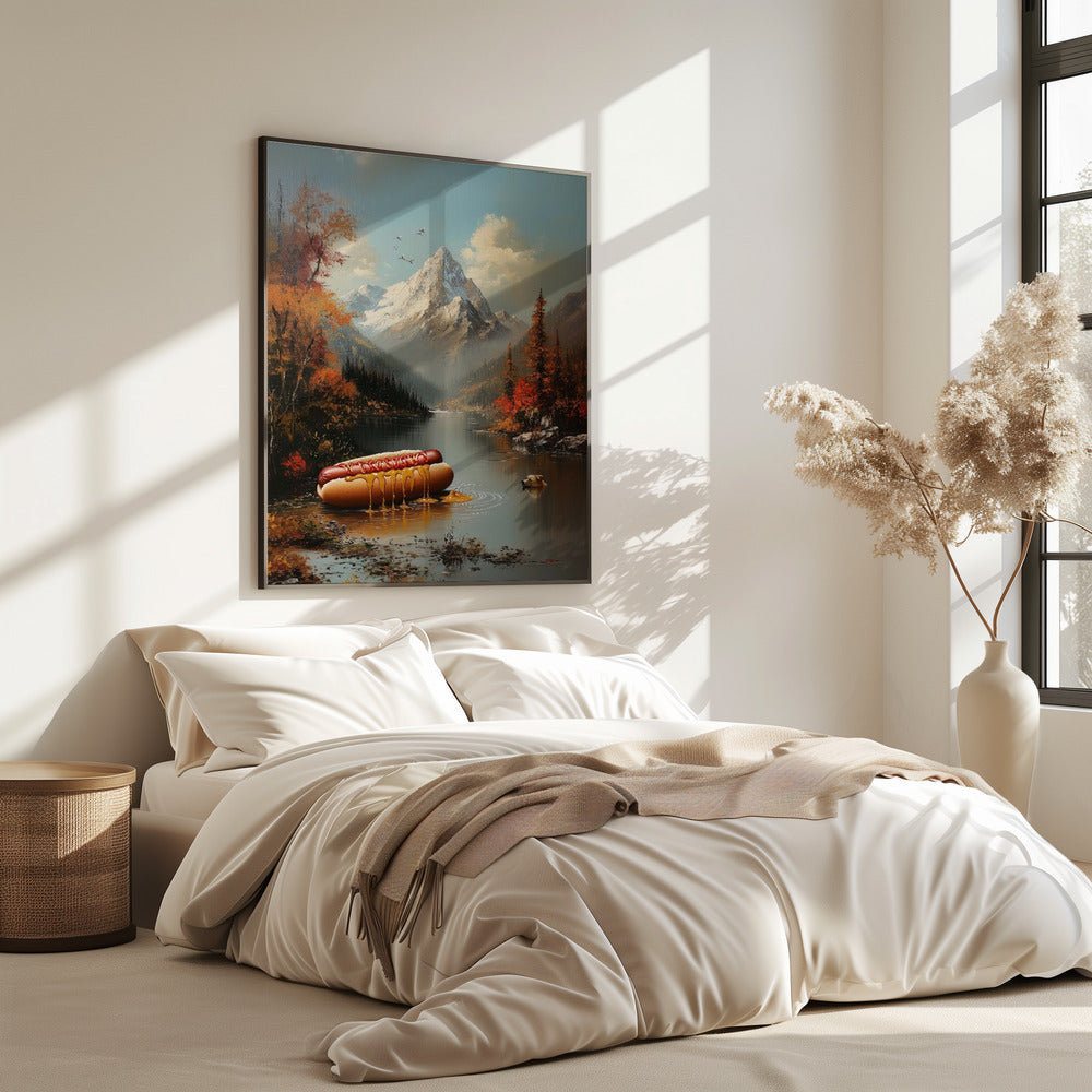Schwimmende Hunde | Poster