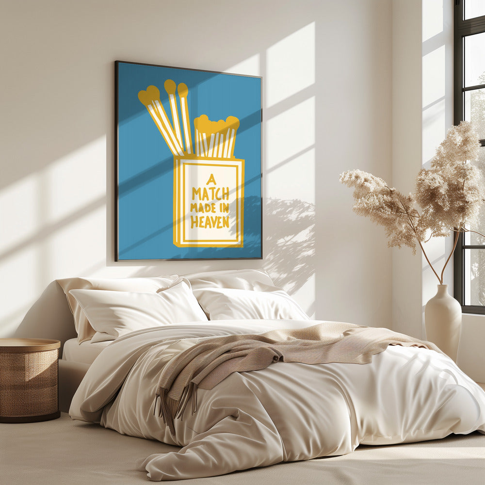 Himmlische Streichholzschachtel | Poster