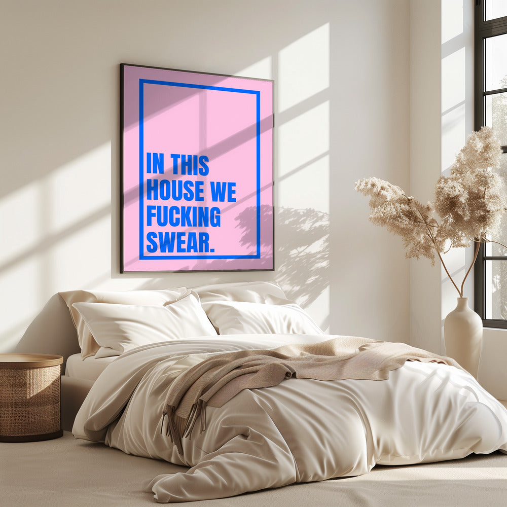 Mutiges Haus-Statement | Poster