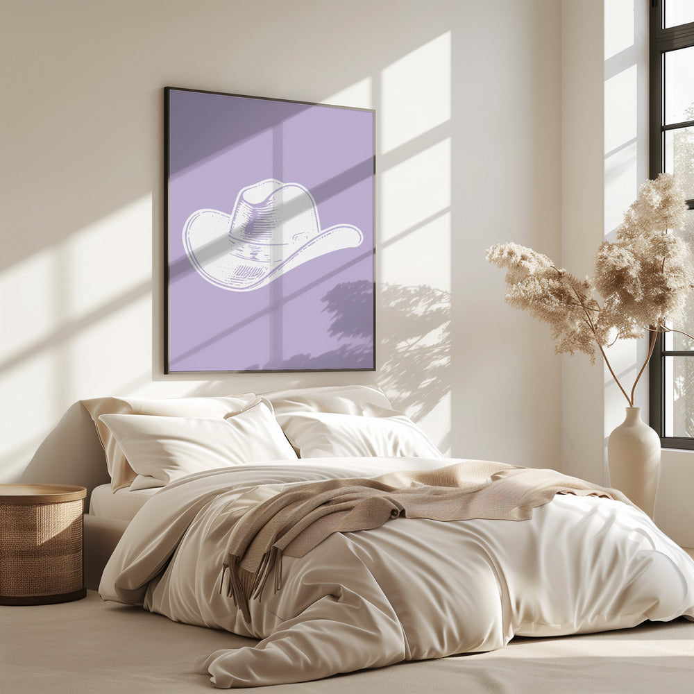 Lila Cowboyhut | Poster