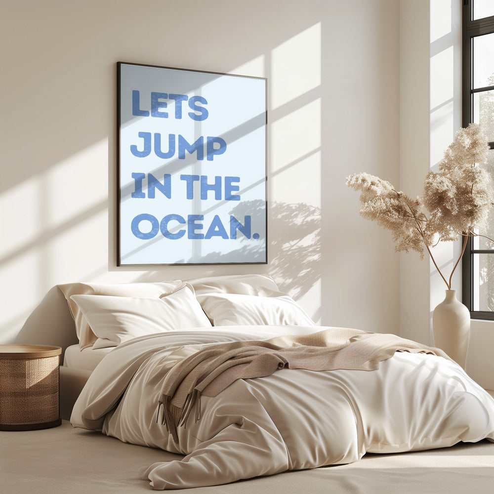 Lets Jump In the Ocean | Poster